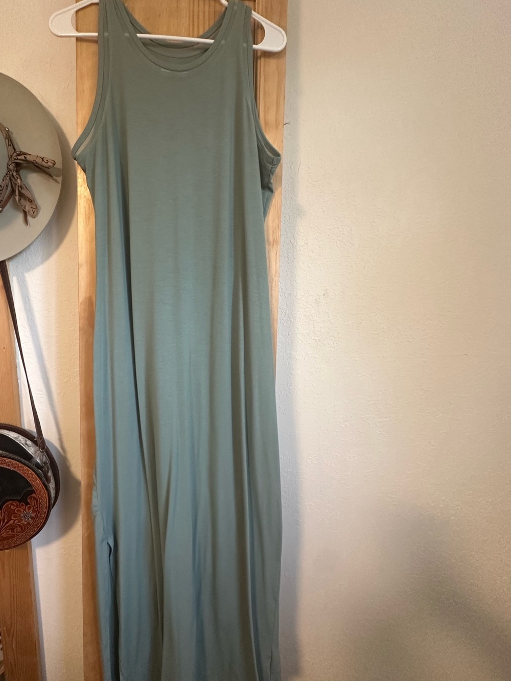 Sleeveless Sage Green Maxi Dress — Lightweight Everyday Maxi